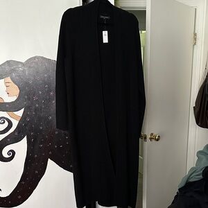 Banana Republic Black Long Cardigan